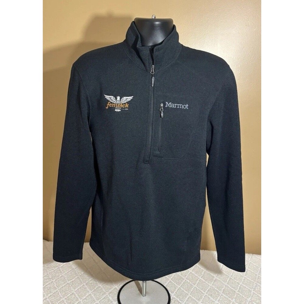 Marmot Fenwick Fishing Embroidered Dropline 1/2 Zip Sweater Fleece Men’s Size M